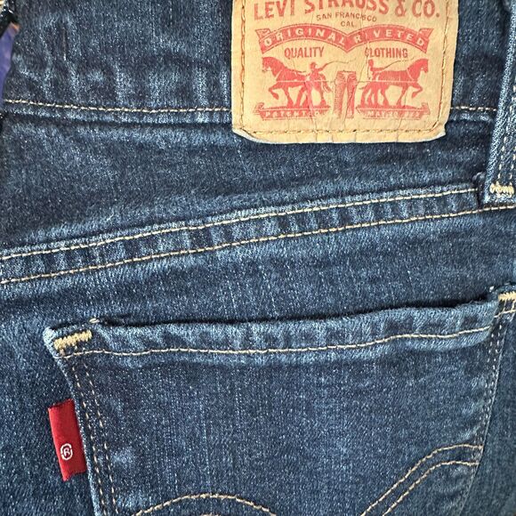 Levi’s 515 Bootcut Women’s Jeans Size 8 Blue Denim Mid Rise Flare Leg USA - Picture 7 of 8